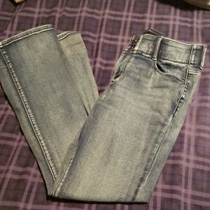 Apt 9 faded stretchy waistband bootcut jeans